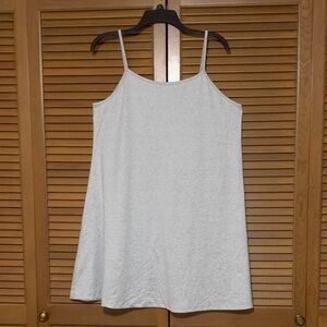 NWOT Gray Spaghetti String Casual Dress 1X